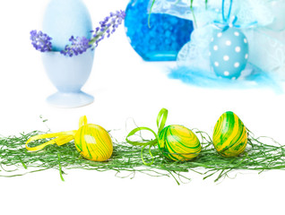 Ostereier, Gras, Osterdekoration