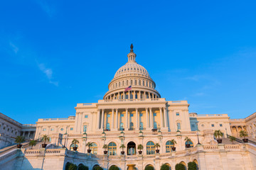 Fototapeta na wymiar Capitol building Washington DC US congress