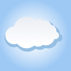 Vector illustration of clouds collection