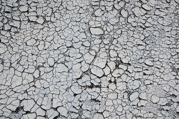 Texture of the old cracked paint