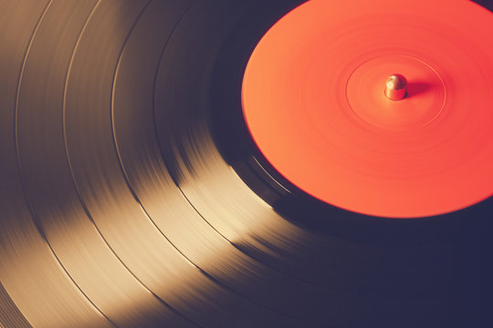 Old Vinyl Record, Instagram Retro Style