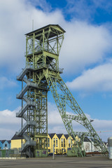 Fototapeta na wymiar Mining tower as a memorial