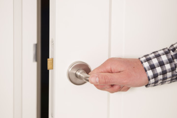 Naklejka premium Concept door and lock