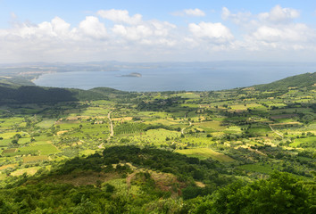 Bolsena lake from Montefiascone