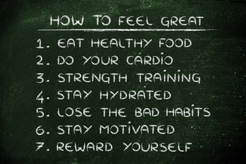 how to be fit: set of rules for a good lifestyle
