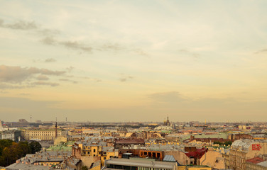 Obraz premium Крыши Питера