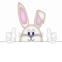 funny easter bunny cartoon comic illustration placeholder