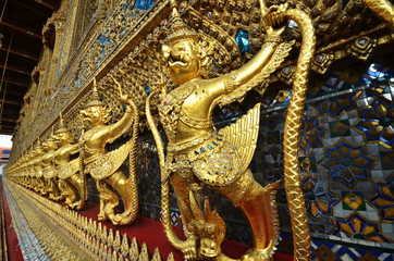 Fototapeta na wymiar Garuda in Wat Phra Kaew Grand Palace of Thailand