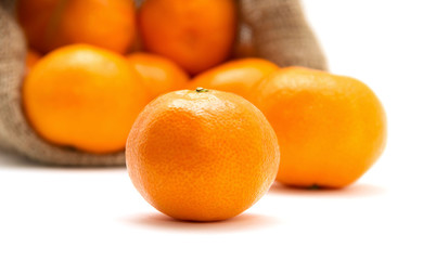 ripe juicy tangerine