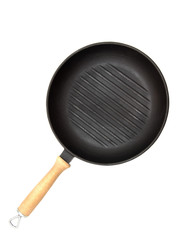 Frying pan isolated on white