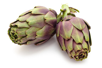 Purple artichokes.