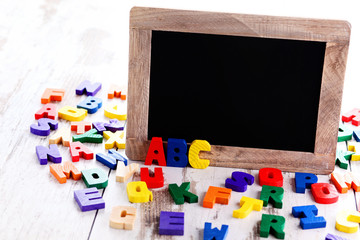 wooden alphabet blocks