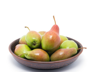 Pears in bowl