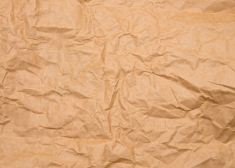 Crumpled paper for background usage