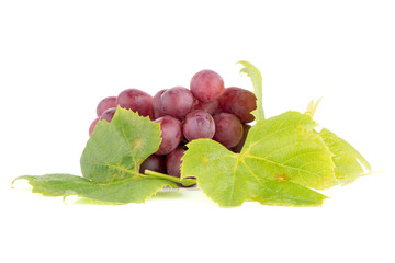 Bunch of red grapes