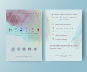 Booklet, magazine poster, flyer, abstract banner, creative