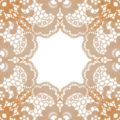 Lacy elegant frame. Invitation card.