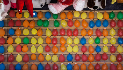 balloons at a fair