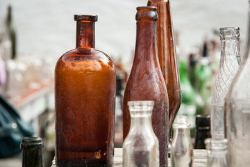 bottles yard sale