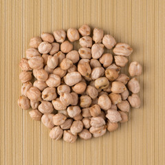 Circle of chickpeas