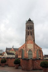 Fototapeta na wymiar St. Marien Kirche in Wismar.