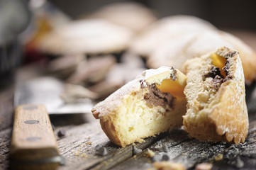 Choccolate home made pastry muffin
