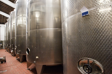 Wine Factory Aluminum Barrels