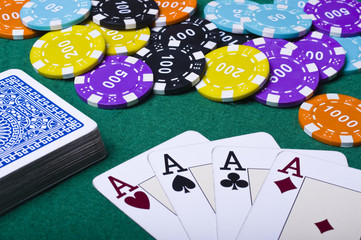 Poker d'assi