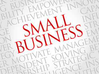 Small Business word cloud, business concept