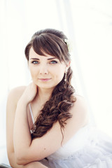 Naklejka premium portrait of the bride