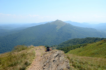 Mountains in Poland (Bieszczady)