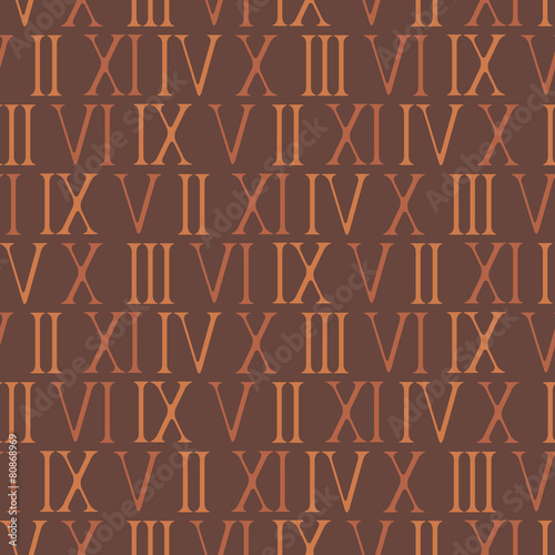 &ldquo;seamless background with Roman numerals&rdquo; Stock image and royalty-free