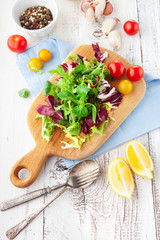 Ingredients for salad