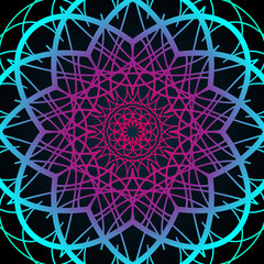 Vector abstract mandala design