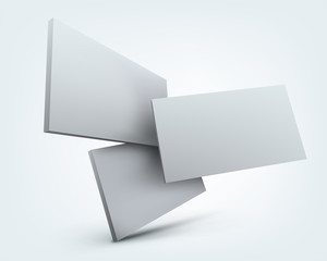 Abstract 3d vector illustration with place for text