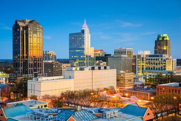 Raleigh, North Carolina, USA Skyline