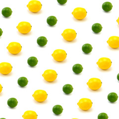 Lime and lemon pattern