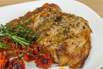 Roasted pork