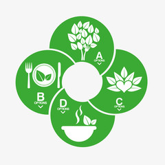 healthy food infographics