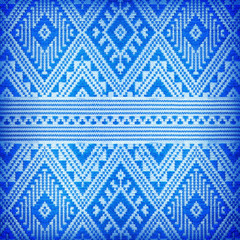 texture background of seamless damask blue wallpaper