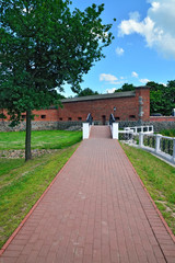 Embankment of lake Verhnee (before Oberteich).  Kaliningrad, Rus