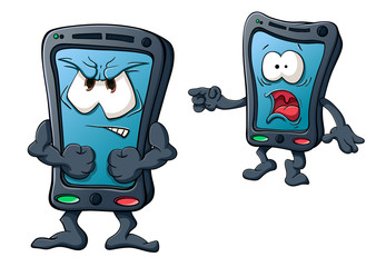 Cute cartoon smartphone