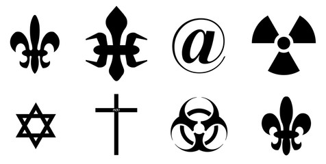 Symboles en 8 icônes