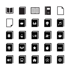 Book Icon set 1