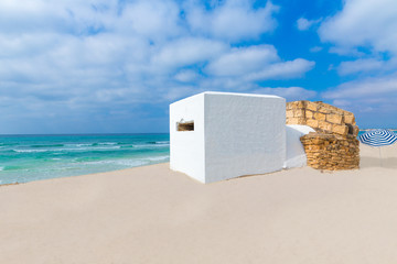 Fototapeta na wymiar Majorca Es Trenc ses Arenes beach in Balearic