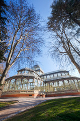 Kristallpalast im Retiro-Park in Madrid, Spanien