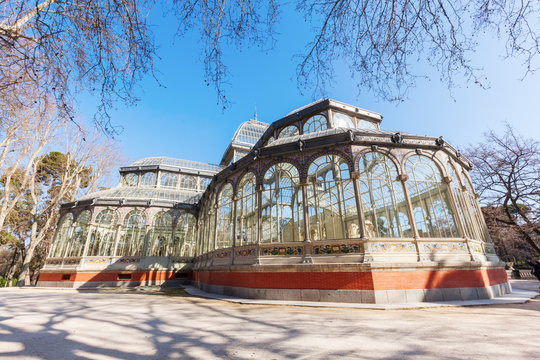 Kristallpalast im Retiro-Park in Madrid, Spanien