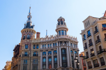 Fototapeta na wymiar Plaza de Canalejas in Madrid, Spanien