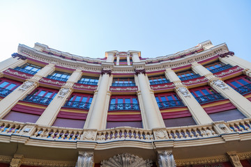 Obraz premium historisches Gebäude an der Plaza de Canalejas in Madrid