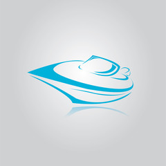 vector yacht icon